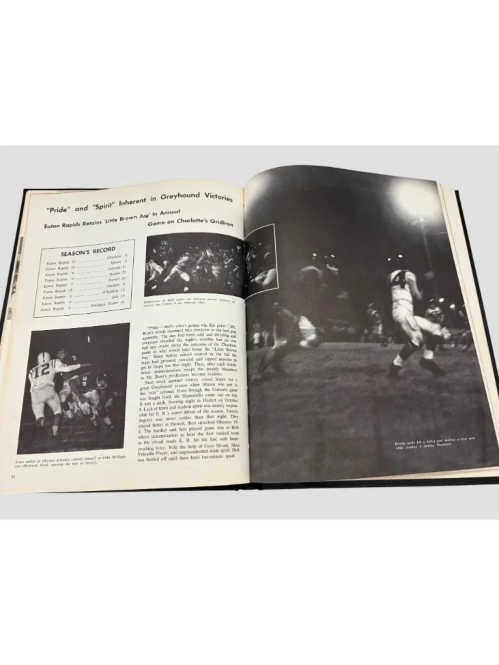 1965 Eatonian Eaton Rapids High School Michigan Yearbook Signed Vintage 60s Book